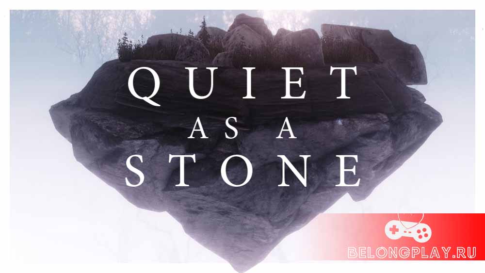 Quiet as a Stone art logo wallpaper