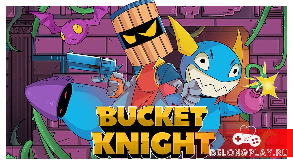 Bucket Knight game cover art logo wallpaper