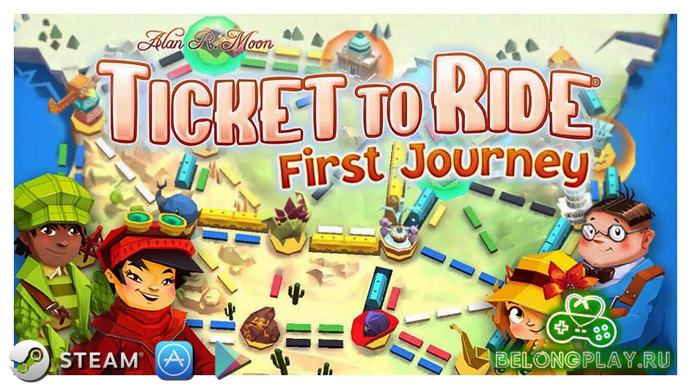Настольная цифровая игра Ticket to Ride: First Journey стала бесплатной