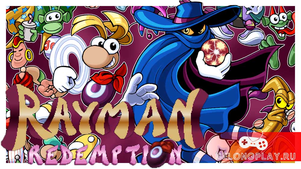 Rayman Redemption art logo wallpaper
