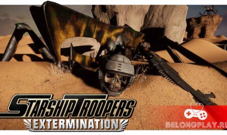 Starship Troopers: Extermination game cover art logo wallpaper