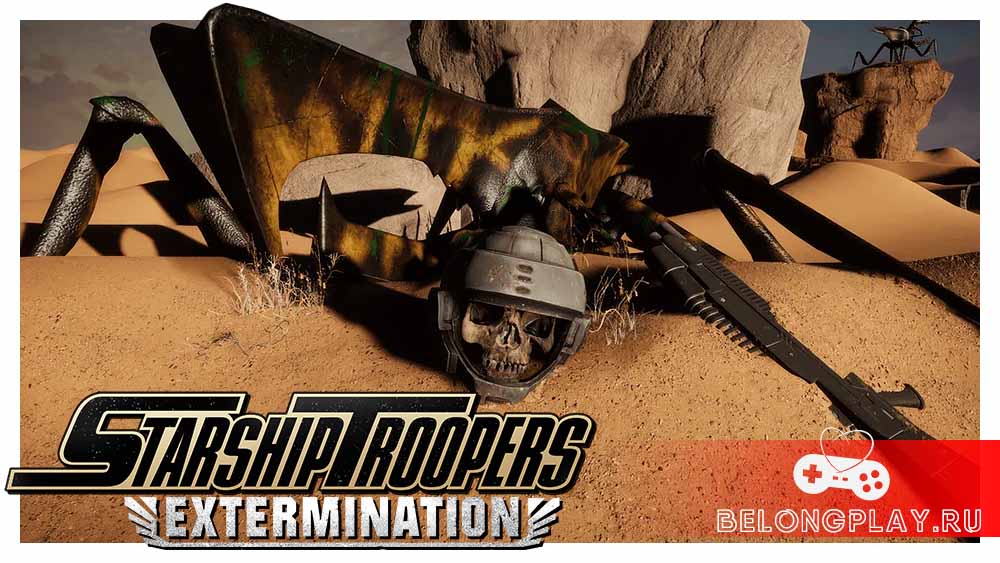 Starship Troopers: Extermination game cover art logo wallpaper