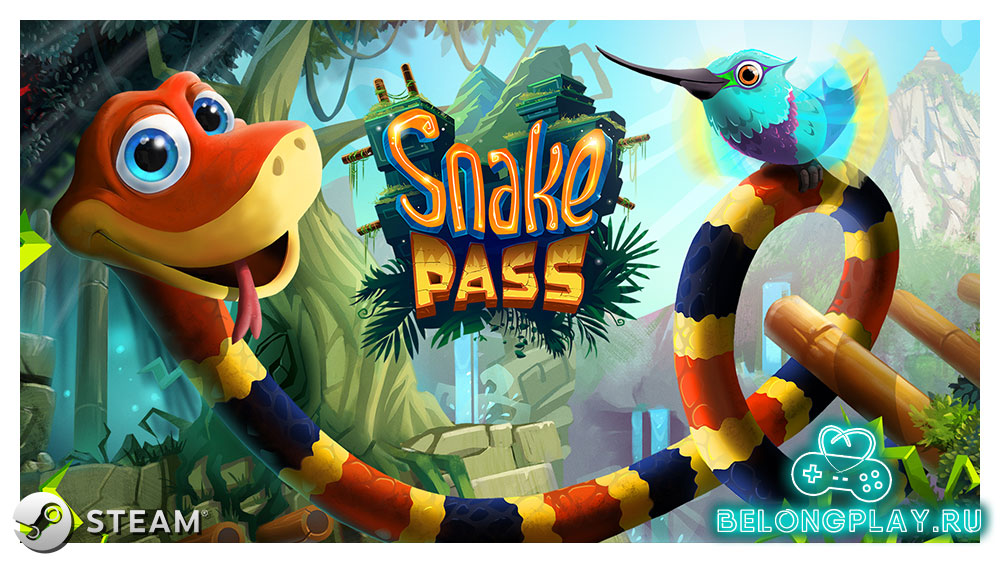 Трехмерный платформер Snake Pass – змейка в 3D
