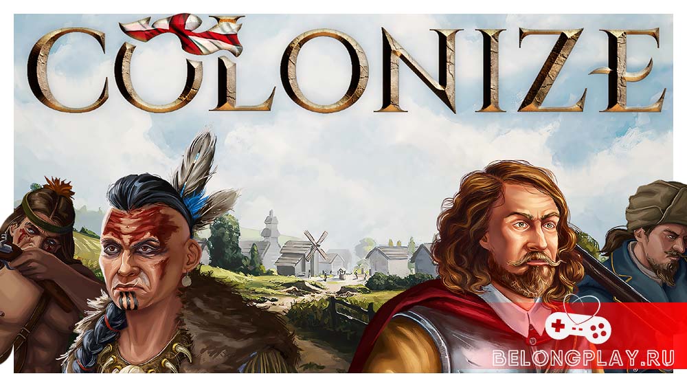 Colonize game cover art logo wallpaper