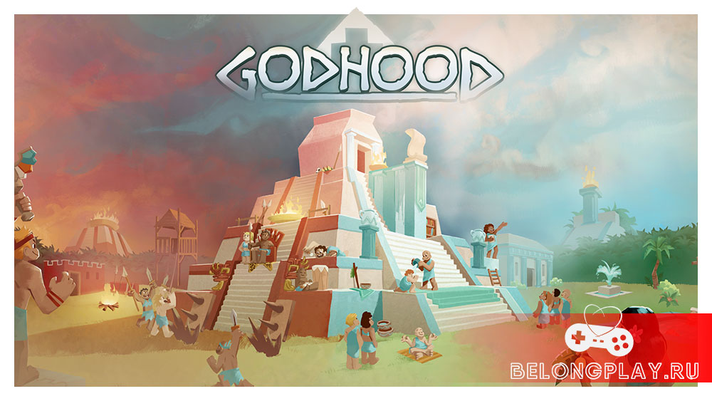 Godhood game cover art logo wallpaper