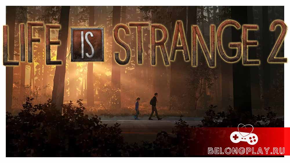 Life is Strange 2 game cover art logo wallpaper