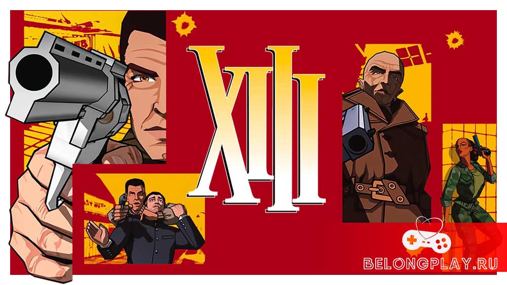 XIII Classic Steam game art cover logo wallpaper