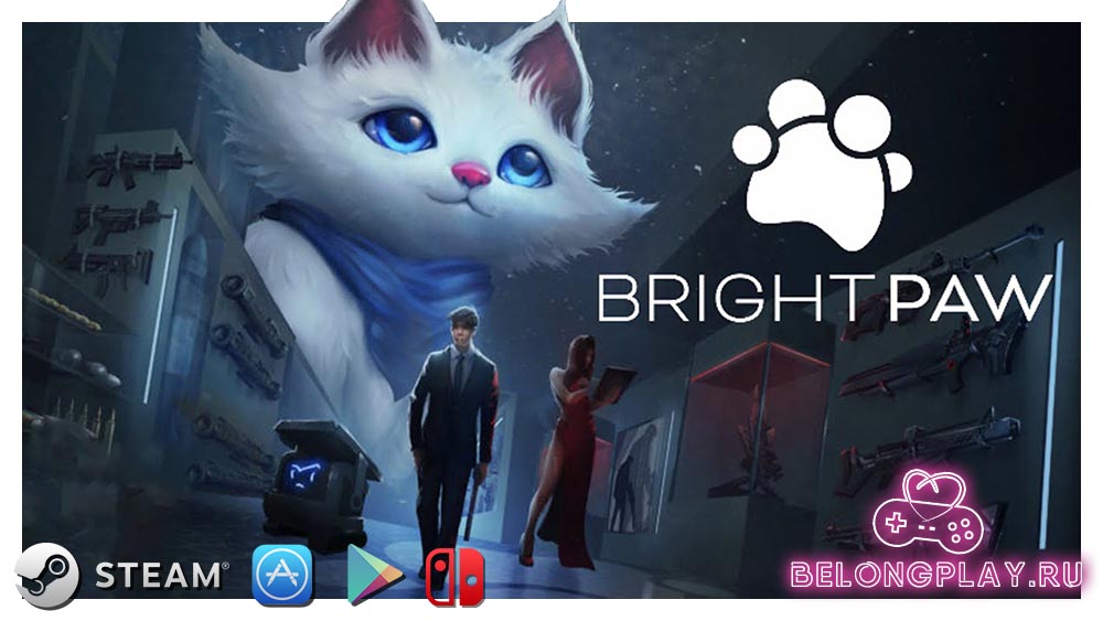 Bright Paw game art logo wallpaper