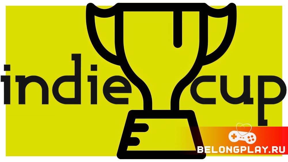 Indie cup logo wallpaper art games exhibition