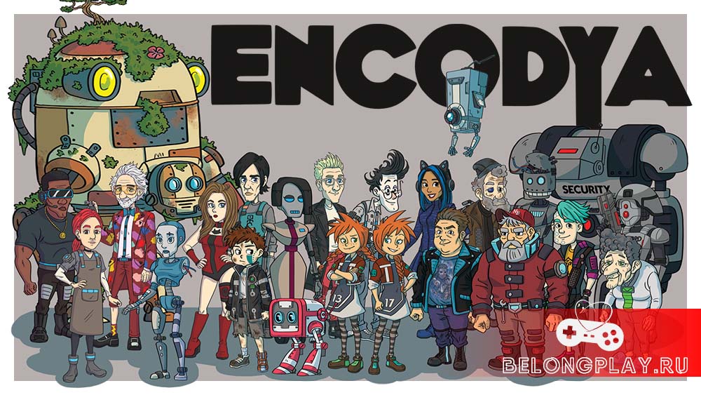 ENCODYA game cover art logo wallpaper