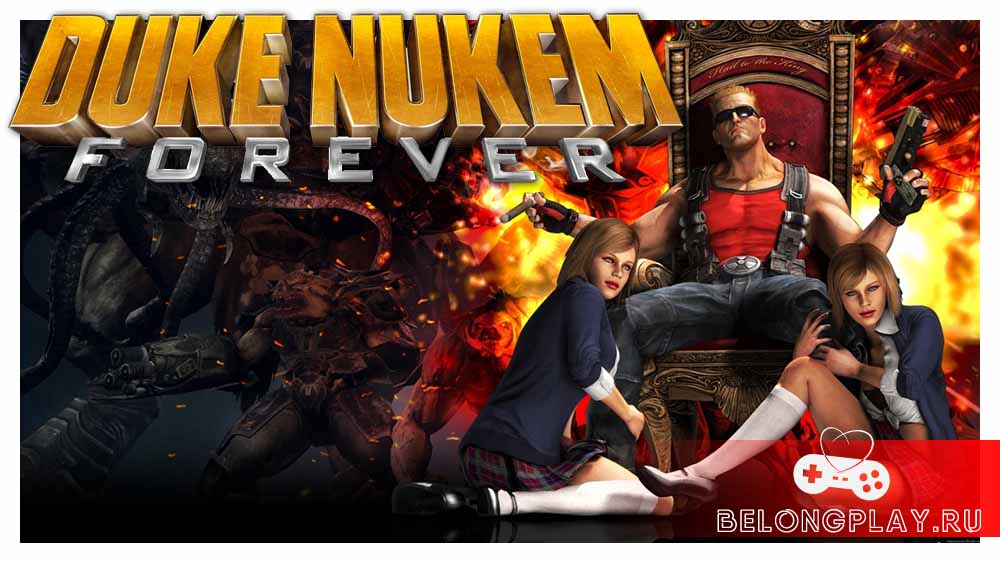 Duke Nukem Forever game cover art logo wallpaper