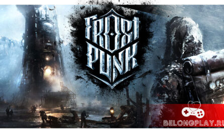 Frostpunk game cover art logo wallpaper