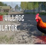 Russian Village Simulator game cover art logo wallpaper steam