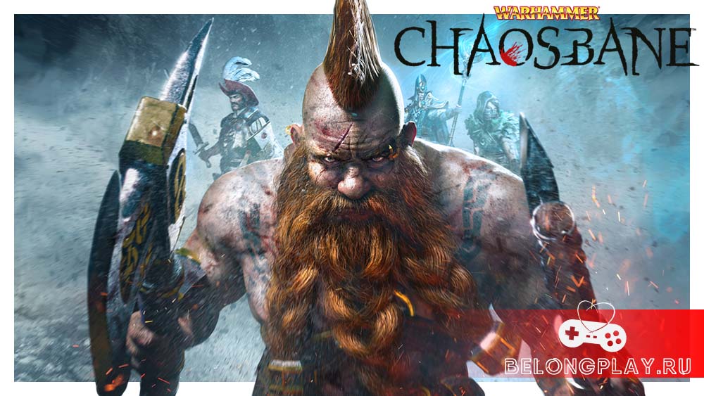 Warhammer: Chaosbane game cover art logo wallpaper