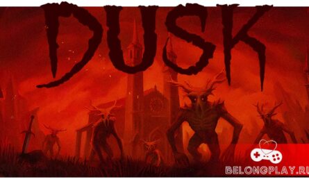 DUSK game cover art logo wallpaper fps steam shooter