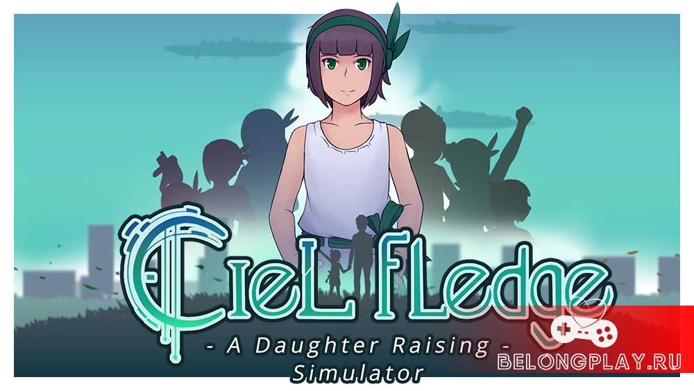 Ciel Fledge — A Daughter Raising Simulator game cover art logo wallpaper