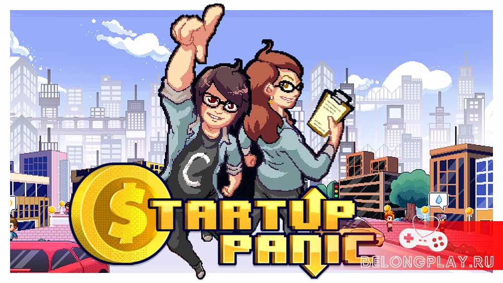 Startup Panic game cover art logo wallpaper