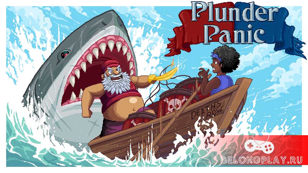 Plunder Panic art logo wallpaper