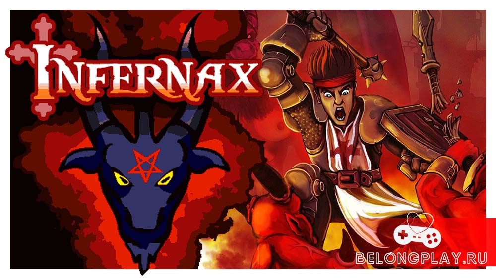 Infernax logo art wallpaper