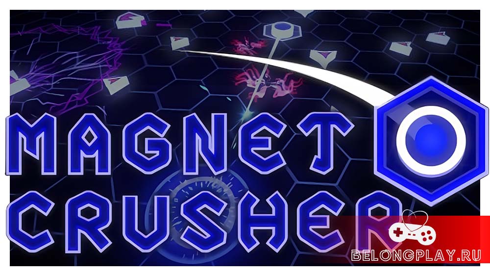 Magnet Crusher game cover art logo wallpaper
