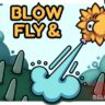 Blow & Fly art logo wallpaper