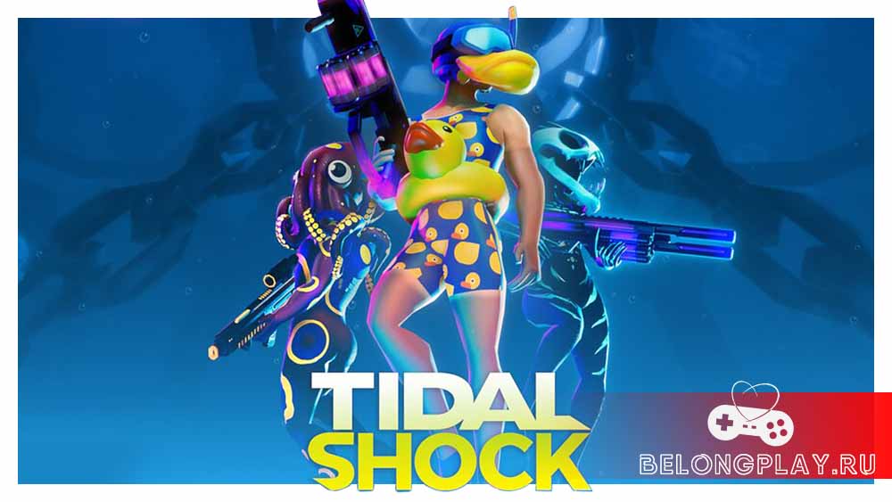 Tidal Shock game art logo wallpaper