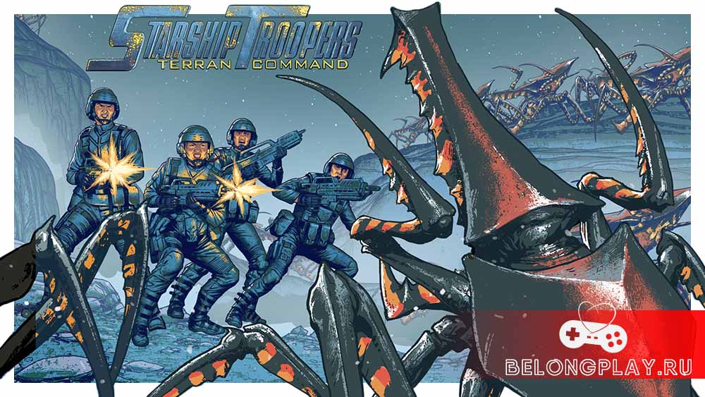 Starship Troopers: Terran Command game art logo wallpaper