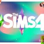 The Sims 4 art logo wallpaper