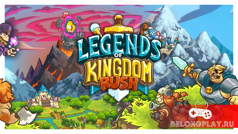 Legends of Kingdom Rush game art logo wallpaper