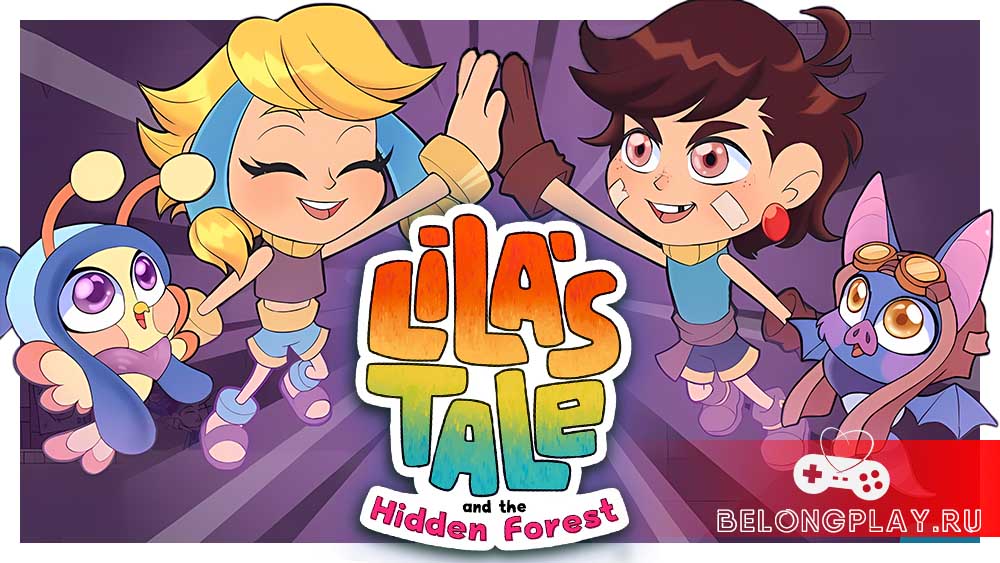 Lila's Tale and the Hidden Forest game cover art logo wallpaper