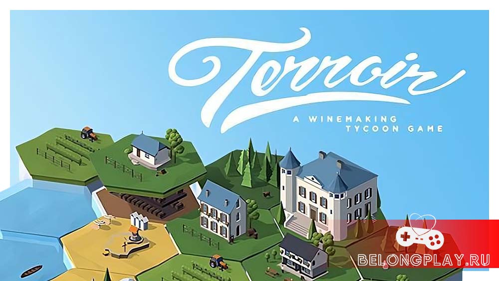 Terroir game art logo wallpaper