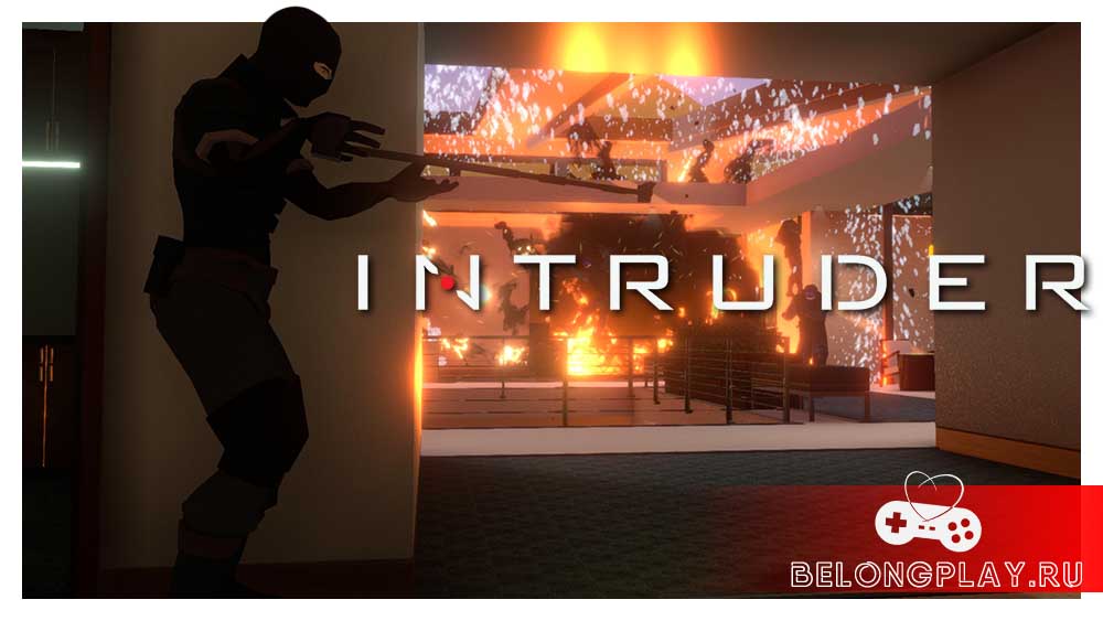 Intruder game cover art logo wallpaper