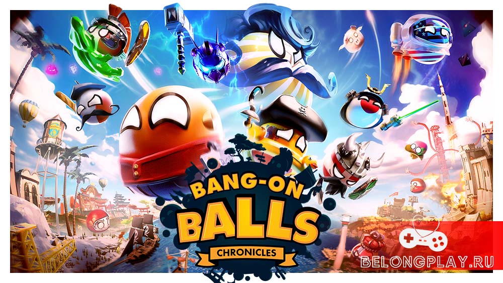 Bang-On Balls: Chronicles game cover art logo wallpaper