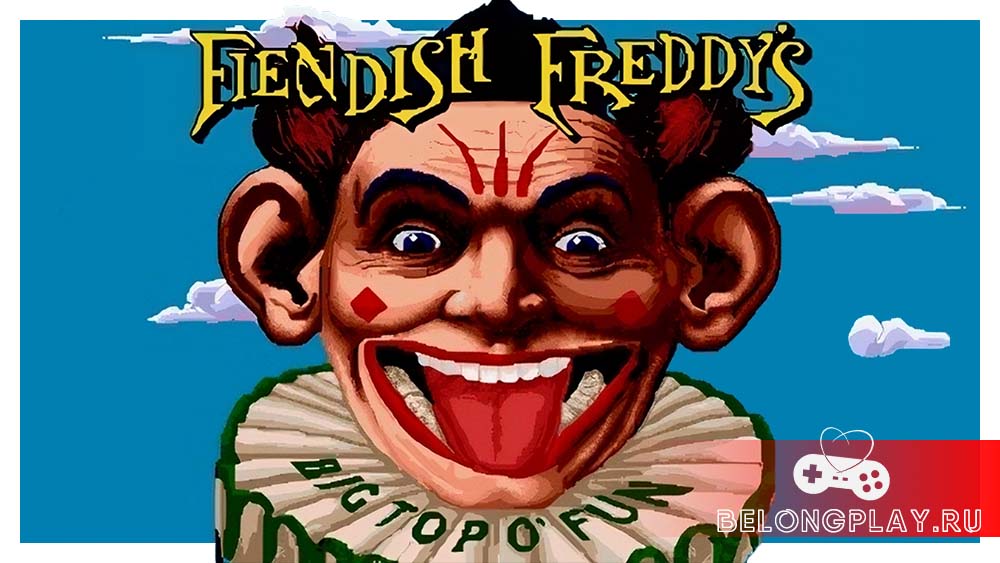 Fiendish Freddy's Big Top o' Fun game art logo wallpaper
