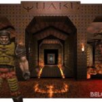 Quake 1 Wallpaper game cover art logo fanart