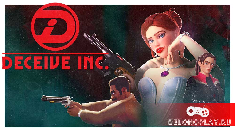 Deceive Inc. game art cover logo wallpaper