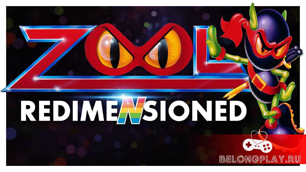 Zool Redimensioned game cover art logo wallpaper