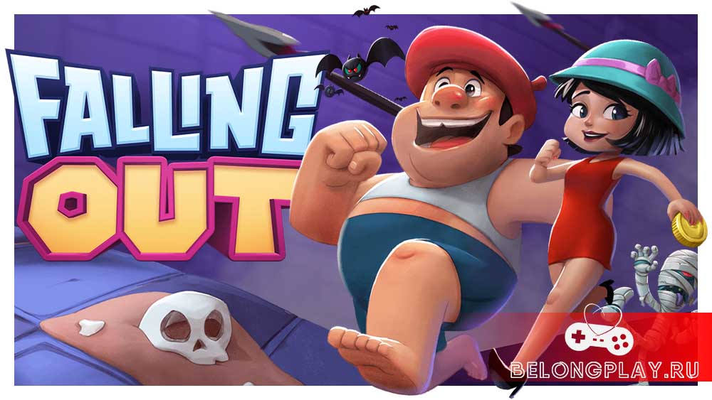 Falling Out game cover art logo wallpaper