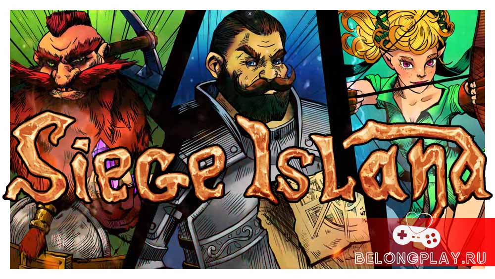 Siege Island game cover art logo wallpaper