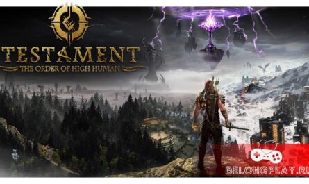 Testament: The Order of High Human game cover art logo wallpaper