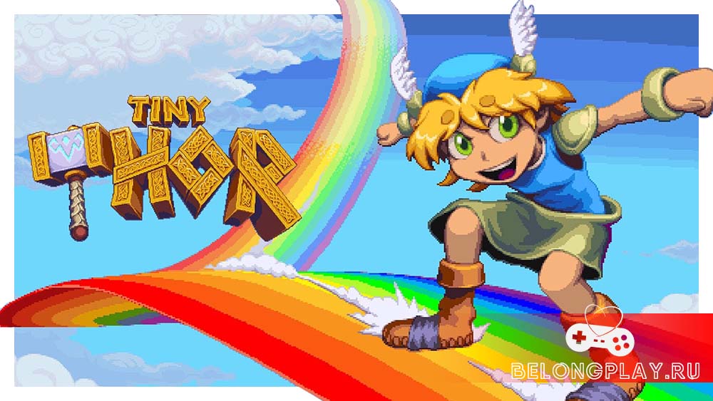 Tiny Thor game cover art logo wallpaper