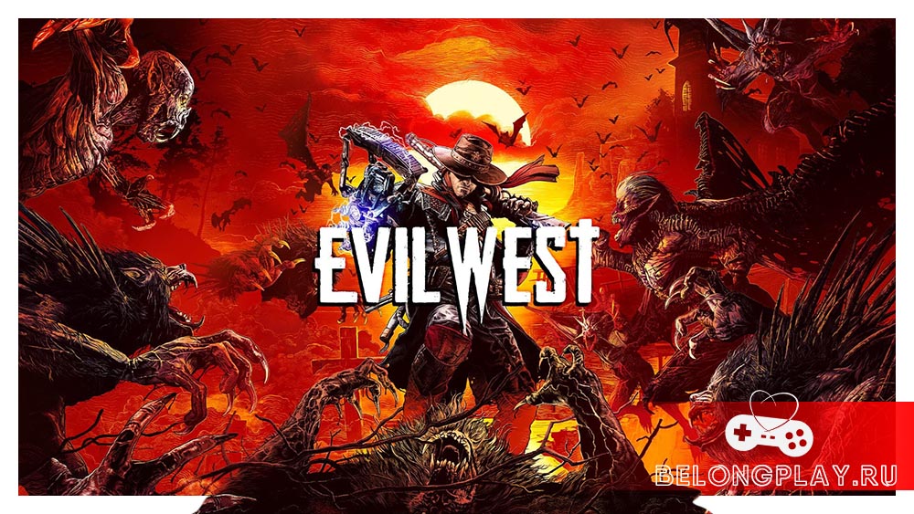 Evil West game cover art logo wallpaper