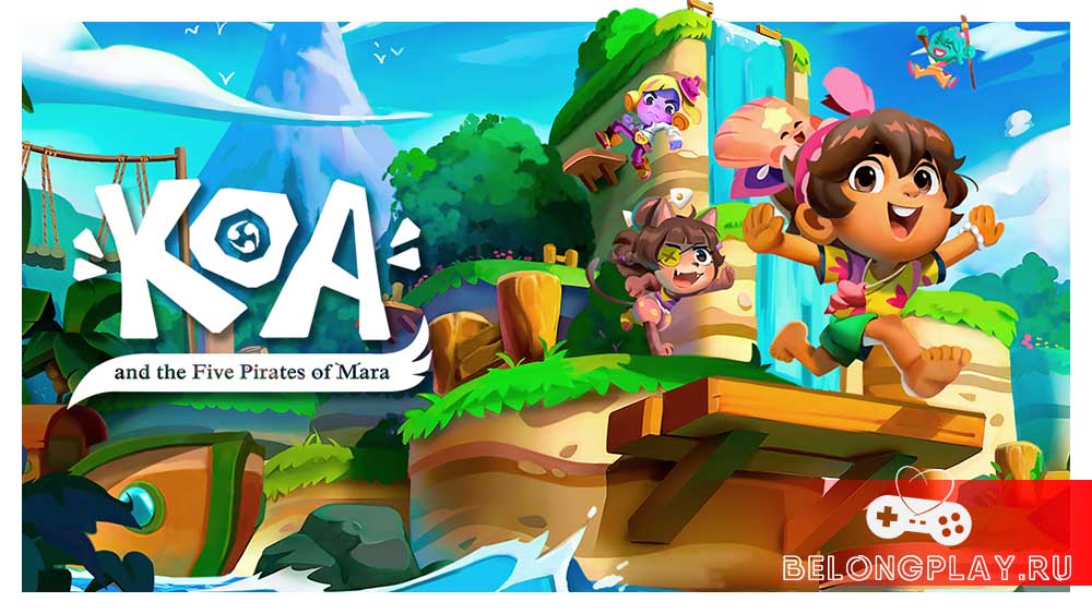 KOA AND THE FIVE PIRATES OF MARA game cover art logo wallpaper
