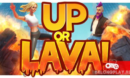 Up or Lava game cover art logo wallpaper