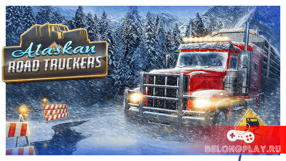 Alaskan Road Truckers game cover art logo wallpaper