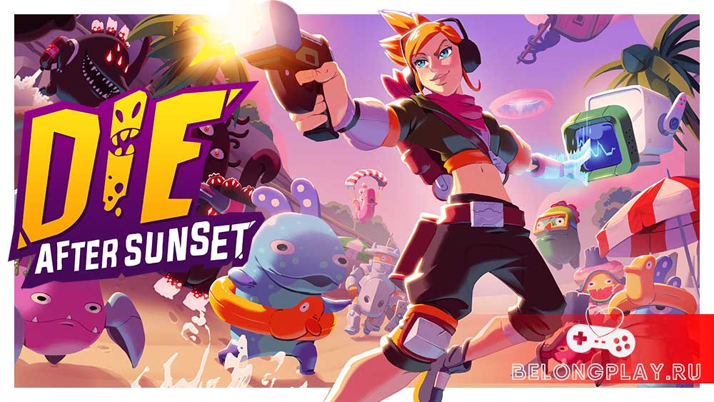 Die After Sunset game cover art logo wallpaper