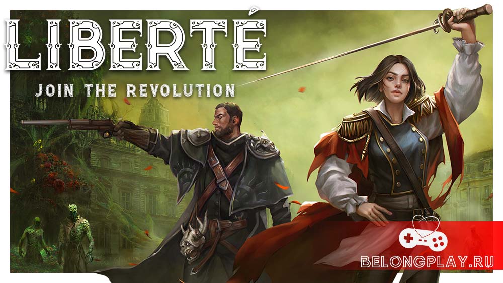 Liberte join the revolution game cover art logo wallpaper