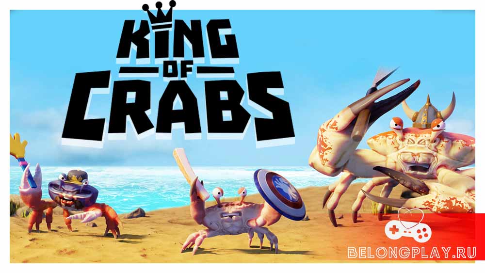 King of Crabs game cover art logo wallpaper