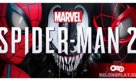 Marvel’s Spider-Man 2 game cover art logo wallpaper