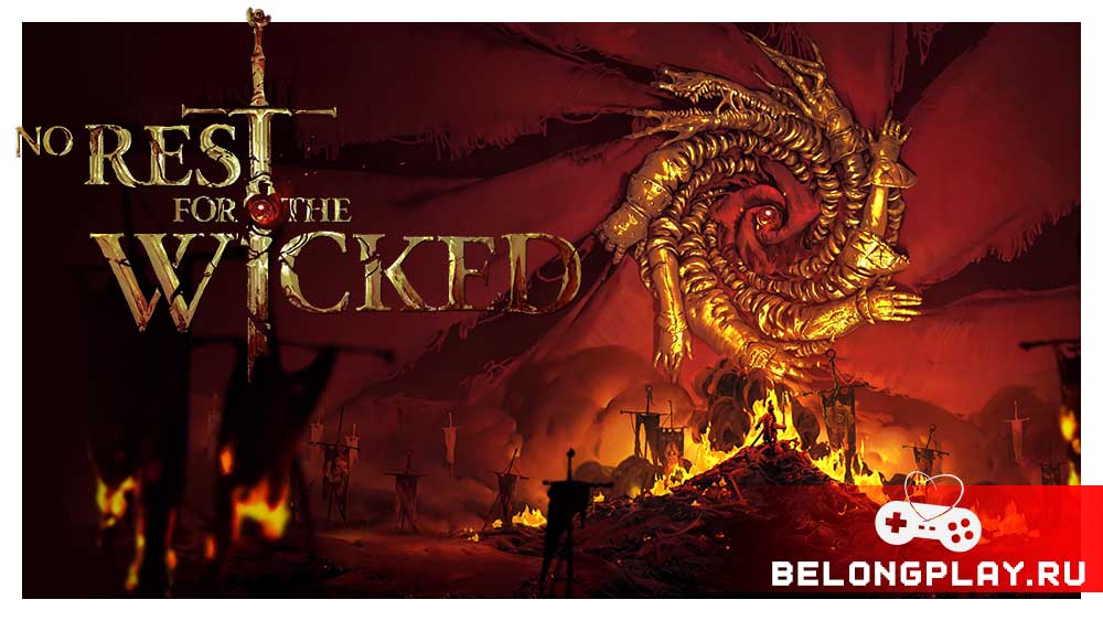 No Rest for the Wicked game cover art logo wallpaper